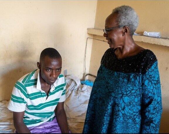 A quiet conversation during a hospital visit